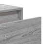 Mesitas de noche de pared con luces LED 2 unidades gris Sonoma von , TV-Möbel - Ref: Foro24-860222, Preis: 94,57 €, Rabatt: %