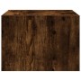 Mesitas de noche de pared con luces LED 2 uds roble ahumado von , TV-Möbel - Ref: Foro24-860220, Preis: 93,84 €, Rabatt: %