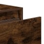 Mesitas de noche de pared con luces LED 2 uds roble ahumado von , TV-Möbel - Ref: Foro24-860220, Preis: 93,84 €, Rabatt: %