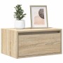 Mesita de noche de pared con luces LED roble Sonoma von , TV-Möbel - Ref: Foro24-860215, Preis: 55,38 €, Rabatt: %