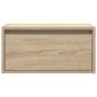 Mesita de noche de pared con luces LED roble Sonoma von , TV-Möbel - Ref: Foro24-860215, Preis: 55,38 €, Rabatt: %