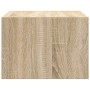 Mesita de noche de pared con luces LED roble Sonoma von , TV-Möbel - Ref: Foro24-860215, Preis: 55,38 €, Rabatt: %