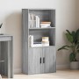 Estantería madera de ingeniería gris sonoma 60x24x120 cm von , Bücherregale und Regale - Ref: Foro24-860423, Preis: 71,49 €, ...