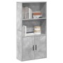 Estantería de madera de ingeniería gris hormigón 60x24x120 cm von , Bücherregale und Regale - Ref: Foro24-860421, Preis: 69,4...