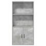 Estantería de madera de ingeniería gris hormigón 60x24x120 cm von , Bücherregale und Regale - Ref: Foro24-860421, Preis: 69,4...