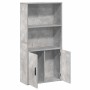 Estantería de madera de ingeniería gris hormigón 60x24x120 cm von , Bücherregale und Regale - Ref: Foro24-860421, Preis: 69,4...
