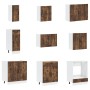 Mueble cocina Lucca roble ahumado 14 pzas madera contrachapada von , Küchenschränke - Ref: Foro24-3314986, Preis: 1,00 €, Rab...