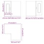 Armario de cocina de esquina de pared Kalmar gris hormigón von , Küchenschränke - Ref: Foro24-853621, Preis: 82,35 €, Rabatt: %