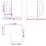Armario de cocina de esquina de pared Kalmar gris sonoma von , Küchenschränke - Ref: Foro24-853623, Preis: 91,96 €, Rabatt: %