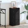 Librería de madera contrachapada roble negro 40x24x77 cm von , Bücherregale und Regale - Ref: Foro24-860365, Preis: 54,52 €, ...