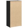 Librería de madera contrachapada roble negro 40x24x77 cm von , Bücherregale und Regale - Ref: Foro24-860365, Preis: 54,52 €, ...