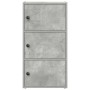 Estantería de madera de ingeniería gris hormigón 40x24x77 cm von , Bücherregale und Regale - Ref: Foro24-860367, Preis: 53,75...