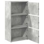 Estantería de madera de ingeniería gris hormigón 40x24x77 cm von , Bücherregale und Regale - Ref: Foro24-860367, Preis: 53,75...