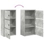 Estantería de madera de ingeniería gris hormigón 40x24x77 cm von , Bücherregale und Regale - Ref: Foro24-860367, Preis: 53,75...
