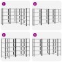 Estanterías de 5 baldas 4 uds madera contrachapada y acero azul by , Industrial shelving - Ref: Foro24-3307593, Price: 164,25...