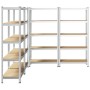 Estanterías resistentes 5 niveles 4 uds contrachapada y acero von , Industrieregale - Ref: Foro24-3307598, Preis: 208,47 €, R...