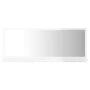 Espejo de baño madera contrachapada blanco brillo 90x10,5x37 cm de vidaXL, Tocadores de baño - Ref: Foro24-804586, Precio: 33...