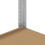 Juego de 2estantes 5niveles acero plateado y madera industrial von , Industrieregale - Ref: Foro24-3307617, Preis: 81,93 €, R...
