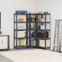 Juego 3 estantes 5 niveles acero antracita y madera industrial von , Industrieregale - Ref: Foro24-3307622, Preis: 124,94 €, ...