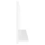 Glossy white plywood bathroom mirror 90x10.5x37 cm by vidaXL, bathroom vanities - Ref: Foro24-804586, Price: 38,21 €, Discoun...