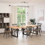 Patas para mesa comedor forma U 2uds acero negro 100x(72-73)cm de , Patas para mesas - Ref: Foro24-4013212, Precio: 119,08 €,...