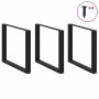 Patas para mesa comedor forma U 2uds acero negro 100x(72-73)cm de , Patas para mesas - Ref: Foro24-4013212, Precio: 119,08 €,...
