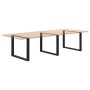 Patas para mesa comedor forma U 2uds acero negro 100x(72-73)cm de , Patas para mesas - Ref: Foro24-4013212, Precio: 119,08 €,...