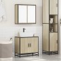 Set de muebles de baño 2 pzas madera contrachapada roble Sonoma von , Badezimmermöbel - Ref: Foro24-3300886, Preis: 144,93 €,...