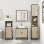 Set de muebles de baño 2 pzas madera contrachapada roble Sonoma von , Badezimmermöbel - Ref: Foro24-3300886, Preis: 144,93 €,...