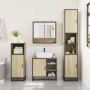 Set de muebles de baño 2 pzas madera contrachapada roble Sonoma von , Badezimmermöbel - Ref: Foro24-3300936, Preis: 151,56 €,...