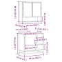 Set de muebles de baño 2 pzas madera contrachapada roble Sonoma von , Badezimmermöbel - Ref: Foro24-3300936, Preis: 151,56 €,...