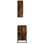 Set de muebles baño 2 pzas madera contrachapada roble ahumado by , Bathroom furniture - Ref: Foro24-3300917, Price: 129,83 €,...