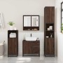 Set de muebles baño 2 pzas madera contrachapada marrón roble by , Bathroom furniture - Ref: Foro24-3300929, Price: 166,24 €, ...