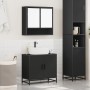 Juego de muebles de baño 2 pzas madera contrachapada negro von , Badezimmermöbel - Ref: Foro24-3300915, Preis: 145,32 €, Raba...