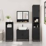 Juego de muebles de baño 2 pzas madera contrachapada negro von , Badezimmermöbel - Ref: Foro24-3300915, Preis: 145,32 €, Raba...