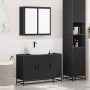 Juego de muebles de baño 2 pzas madera contrachapada negro de , Muebles de baño - Ref: Foro24-3300890, Precio: 167,21 €, Desc...