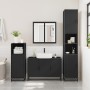 Juego de muebles de baño 2 pzas madera contrachapada negro de , Muebles de baño - Ref: Foro24-3300890, Precio: 167,21 €, Desc...