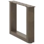 Patas de mesa centro forma U 2uds acero natural 40x(30-31) cm von , Tischbeine - Ref: Foro24-4013135, Preis: 49,42 €, Rabatt: %