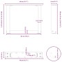 Patas de mesa centro forma U 2uds acero natural 40x(30-31) cm von , Tischbeine - Ref: Foro24-4013135, Preis: 49,42 €, Rabatt: %