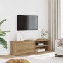 Mueble de TV madera de ingeniería roble artesanal 120x34x37 cm by , TV Furniture - Ref: Foro24-855973, Price: 77,19 €, Discou...