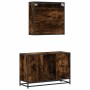 Set de muebles baño 2 pzas madera contrachapada roble ahumado von , Badezimmermöbel - Ref: Foro24-3300892, Preis: 159,44 €, R...