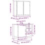 Set de muebles baño 2 pzas madera contrachapada marrón roble von , Badezimmermöbel - Ref: Foro24-3300899, Preis: 156,49 €, Ra...