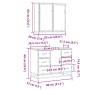 Set de muebles de baño 2 pzas madera contrachapada roble Sonoma de , Muebles de baño - Ref: Foro24-3300901, Precio: 196,02 €,...