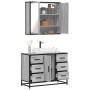 Set de muebles de baño 2 pzas madera contrachapada gris sonoma by , Bathroom furniture - Ref: Foro24-3300903, Price: 210,49 €...
