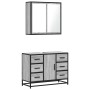 Set de muebles de baño 2 pzas madera contrachapada gris sonoma by , Bathroom furniture - Ref: Foro24-3300903, Price: 210,49 €...