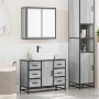 Set de muebles de baño 2 pzas madera contrachapada gris sonoma by , Bathroom furniture - Ref: Foro24-3300903, Price: 210,49 €...
