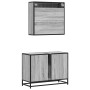 Set de muebles de baño 2 pzas madera contrachapada gris sonoma by , Bathroom furniture - Ref: Foro24-3300903, Price: 210,49 €...