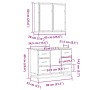Set de muebles de baño 2 pzas madera contrachapada gris sonoma by , Bathroom furniture - Ref: Foro24-3300903, Price: 210,49 €...