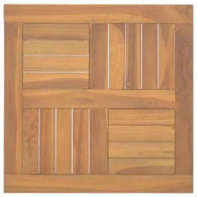 Square solid teak wood table top 50x50x2.5 cm by vidaXL, Table tops - Ref: Foro24-316156, Price: 57,96 €, Discount: %