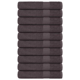 Toallas de sauna 10 uds 100% algodón antracita 80x200 cm 360gsm de , Toallas - Ref: Foro24-136695, Precio: 108,57 €, Descuent...
